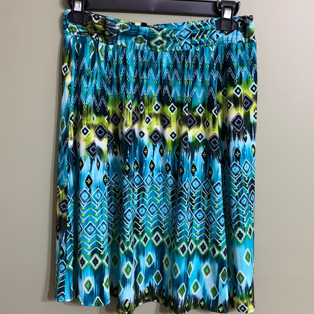 Aqua & Green New Directions Skirt
